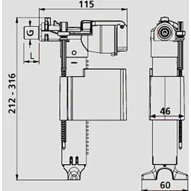 Eisenberg Sanit Uni-Füllventil 510 (multiflow) G3/8x30