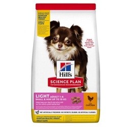 Hill's Science Plan Small & Miniature Light Adult 1+, Huhn 2x6 kg