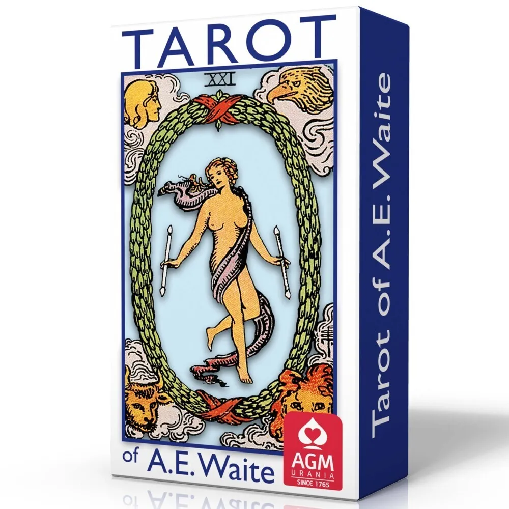 Tarot Of A.E. Waite (Blue Edition  Mini  Gb)  M. 1 Buch  M. 78 Beilage - Arthur Edward Waite  Gebunden