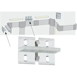 Paulmann Duo Profil Set 2 m Alu eloxiert