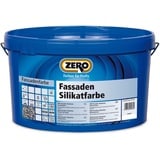 ZERO Fassaden Silikatfarbe Fassadenfarbe Mineralfarbe weiss 5 L