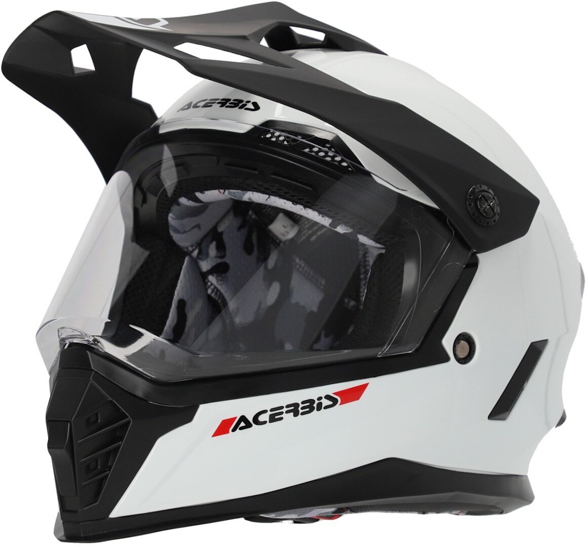 Acerbis Rider Solid Motorcrosshelm voor jongeren, wit, M