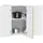 vidaXL Eckhängeschrank Kalmar 0 x 0 x 0 cm Braun