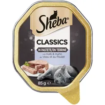 Sheba Classics in Pastete Kalb und Huhn 22 x 85 g