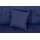 DOMO collection 3-Sitzer DOMO COLLECTION "Bahia, bequem und komfortabel, zeitloses & elegantes Sofa", blau (dunkelblau), B:200cm H:91cm T:92cm, Luxus-Microfaser (100% Polyester), mit Muster;Struktur (100% Polyester), Sofas, inklusive Federkern