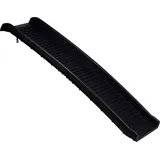 dobar® 62310e Kofferraumrampe Kunststoff - Hunderampe faltbar 90 kg Traglast - Einstiegshilfe für Haustiere Rückenschonend - Hundetreppe Auto - Klapprampe - Hundeautorampe - 151 x 40 x 9 cm - Schwarz