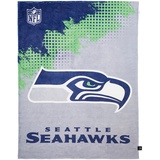 XXXLutz Seattle Seahawks, Blau, Grün, Kunststoff, Ornament, 150x200 cm, pflegeleicht, Wohntextilien, Decken, Fleecedecken