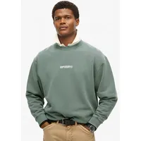 Superdry Micro Logo Graphic Loose Sweatshirt - Stormy Weather