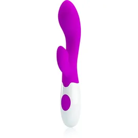 Pretty Love Brighty Vibrator mit Klitoris-Stimulator batteriebetrieben 20 cm