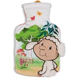 NICI 49038 Schaf Sheepmila 500ml bunt-Nachhaltige Kuscheltier Wärmflasche-Kuscheliges Wärmetier ab 10 Monaten – Wärmeflasche Tier – Plüschtier Bettflasche