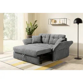 Jockenhöfer Gruppe Schlafsofa »Leon, mit Schlaf- und Relaxfunktion« 3 Breiten und Farben wählbar, inklusive Kissen grau