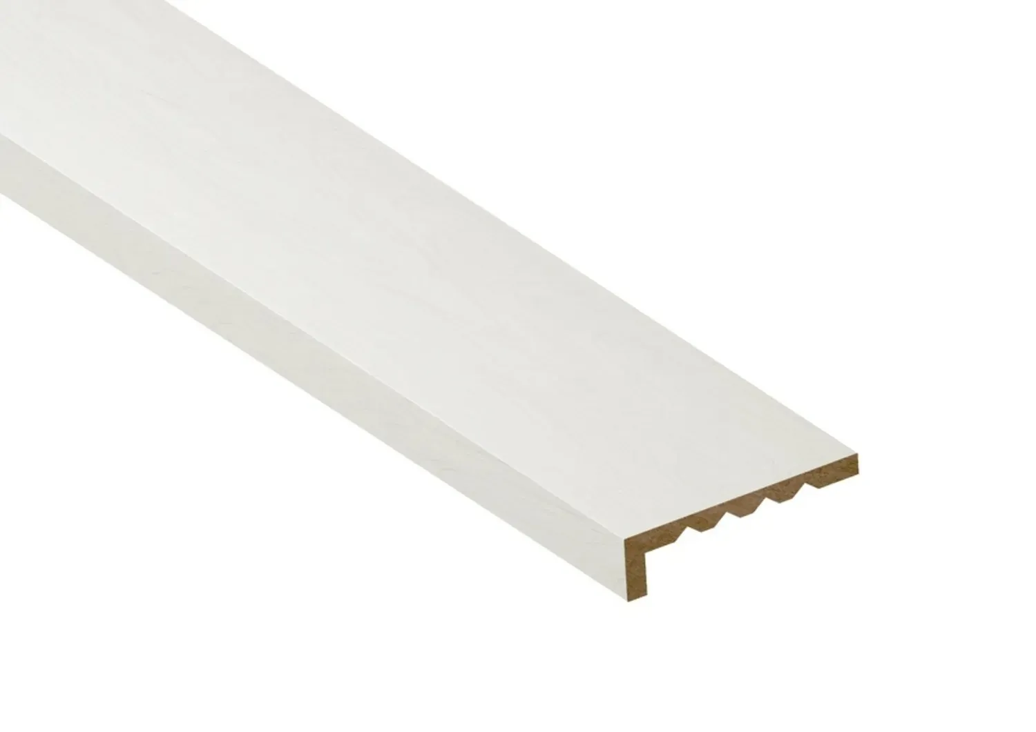 ter Hürne Leisten Abdeckleiste Birke grauweiß ADL 120 Dekor 2700x120x30 mm