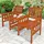 CASARIA Gartenbank 164 x 63 x 91 cm Natur