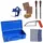 Corvus A600331 - Werkzeug Set Metall Box 01, blau, Werkzeugkoffer