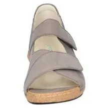 WALDLÄUFER Damen, Sandale bequem K-Heliett in grau 381⁄2