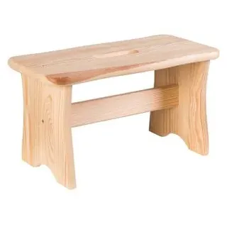 Testrut Axentia Fußbank 115924, Holz, 40 x 22 x 20cm, natur