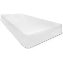 ASPERO TOULON Spannbettlaken wasserdicht 60 x 120 cm weiß