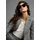 LAURA SCOTT Sonnenbrille LAURA SCOTT, Damen, braun, gemustert, glänzend, kontrastfarbene Details, Sonnenbrillen Sonnenbrille, mit glitzernden und goldfarbenden Details - NEW