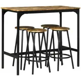 Homcom Bartisch Set 110 x 50 x 89,5 cm Braun