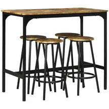Homcom Bartisch Set 110 x 50 x 89,5 cm Braun