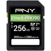 PNY 256GB EliteX-PRO 90 Klasse 10 U3 V90 UHS-II SD Flash Speicherkarte