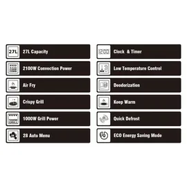 Sharp RCA271TB Schwarz