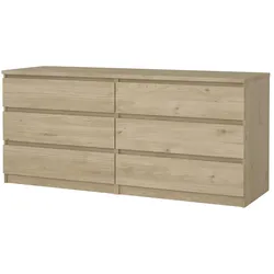 Sideboard   Nardo , holzfarben , Maße (cm): B: 153,8 H: 70,1 T: 50