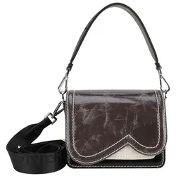 Bogner Bex Schultertasche Leder 18.5 cm grey