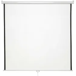 TECTAKE Beamer Leinwand Rollo - 203 x 203 cm