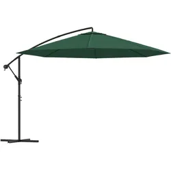 vidaXL Freiarm-Sonnenschirm 3,5 m grün