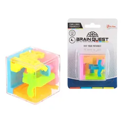 Toi-Toys 35446A - Geduldspiel - Brain Quest Puzzle Labyrinth 3D