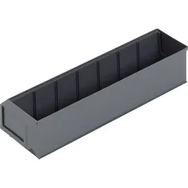 ALUTEC München Alutec 66029 Sichtlagerkasten (L x B x H) 400 x 91 x 81mm Dunkelgrau 1St.