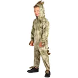 Plüschkostüm Dino Dinosaurier Kostüm Kinder Plüschanzug Karneval Fasching - 104
