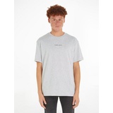 Tommy Jeans T-Shirt »TJM REG S NEW CLASSICS TEE EXT«, mit Rundhalsausschnitt, Gr. XXL, Silver Grey, , 47827442-XXL