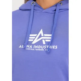 Alpha Industries New Basic Kapuzenpullover Electric Violet S