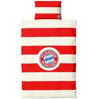 FC Bayern München Bettwäsche| Baby I Rot-Weiß I 135