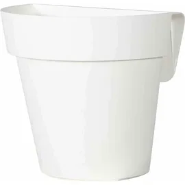 Euro3Plast Hängetopf 25 Ø x 23 cm Weiß