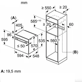 Bosch Herdset Backofen Dampffunktion + Induktionskochfeld autark 60 cm