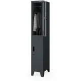 Jan Nowak Bartek 1 Plus Garderobenschrank 172 x 29 x 45 cm Weiß