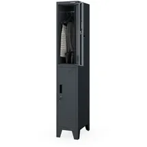 Jan Nowak Bartek 1 Plus Garderobenschrank 172 x 29 x 45 cm Weiß