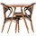 venture home Abrantes Gartentisch 80 x 80 x 0 cm Braun
