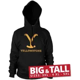 Yellowstone Hoodie Schwarz 5XL