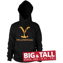 Yellowstone Hoodie Schwarz 5XL