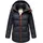 Navahoo Winterjacke Wattewölkchen navy / kastanienbraun / weiß M