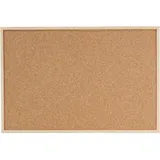 DAHLE Pinnwand 90039-15022, 120x90cm, Kork Holzrahmen, 4009729068854 Dahle