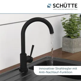 Schütte Cornwall Niederdruck schwarz matt 79169