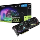 PNY GeForce RTX 5060 Ti Epic-X RGB Overclocked Triple Fan, 8GB GDDR7, HDMI, 3x DP (VCG5060T8TFXXPB1-O)