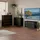 Costway Kommode 8 Schubladen Metall 100 cm x 58,5 cm x 30 cm schwarz