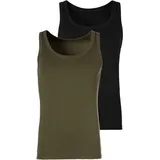 H.I.S. Tanktop khaki/schwarz XL