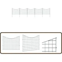 Gartenzaun Set Konkav 77,5x64 cm Grün - Teichzaun - Gartenzaun - Kinderzaun - Zierzaun - Begrenzung